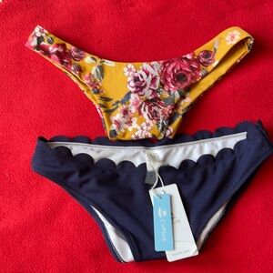 Cupshe Bikini Bottoms Bundle of 2 M/L